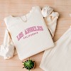 Simply Sage Market Embroidered Los Angeles CA Lightweight Garment Dyed Sweatshirt - 3 of 4