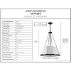 Urban Ambiance Luxury Traditional Chandelier 30''H x 22''W,  Midnight Black Finish,  Atlanta Collection, UHP4388 - 3 of 4
