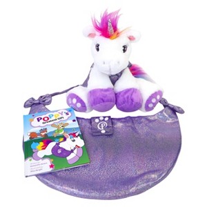 Adventure Book and Stuffed Animal Set | Poppy The Unicorn's Greatest Gift - 1 of 2