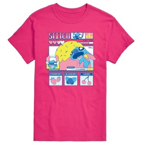 Men's - Lilo and Stitch - Stitch Food Kawaii Short Sleeve Graphic T-Shirt - 1 of 3