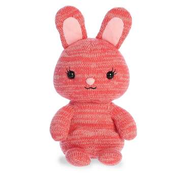 Aurora® Adorable Palm Pals™ Cottontail Bunny Stuffed Animal -  Pocket-Sized Fun - On-The-Go Play - White 5 Inches : Toys & Games