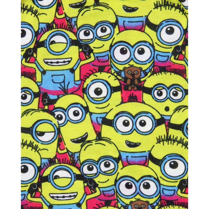 Despicable Me Girls' Movie Minions Better Together Pajama Set Shorts Pink, 5 of 8