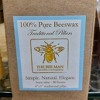 The Bee Man Candle Company 100% Beeswax Pillar Candle, Long Burn Time, Honey Scent, Smokeless Dripless No Paraffin or Chemical Fillers - 2 of 3