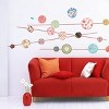 Slickblue Kaleidoscope Vinyl Wall Decals 19.5x27" - Waterproof Large Stickers for Living Room and Bedroom - 3 of 3