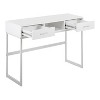 Lyngins Narrow Entryway Table with 2 Drawers and 1 Open Bottom Storage Shelf,Stylish Minimalist Console Table for Living Room - 2 of 4