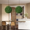 Tangkula 2 PCS Artificial Plant Topiary Ball 19" Faux Decorative Balls for Indoor Outdoor - 3 of 4