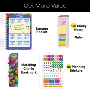 Global Printed Products Hardcover CY 2025 Fashion Planner - 5.5"x8" (Colorful Butterflies) - 1 of 4