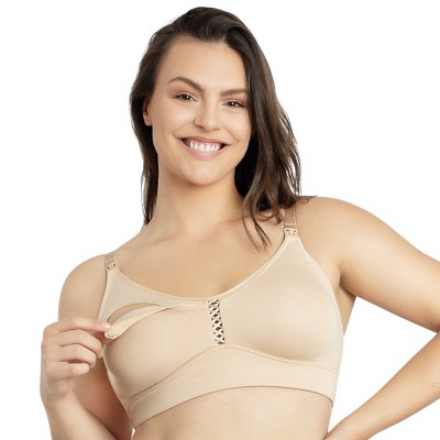 Women's Wirefree Nursing Bra - Auden™ Pearl Tan 32D