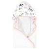 Hudson Baby Infant Girl Cotton Animal Face Hooded Towel, Pig 2-Pack, One Size - 4 of 4