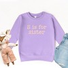 The Juniper Shop S Is For Sister Toddler Sweatshirt - 3 of 4
