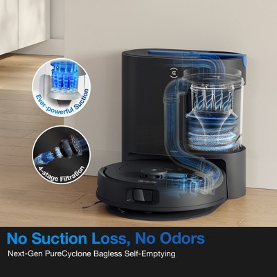 ECOVACS DEEBOT N20e Plus Robot Vacuum and Mop, 10000Pa Suction, Self-Emptying Base, Tangle-Free for Pet Hair, Smart Mapping, 300 Min Runtime, Alexa Compatible, for Hardwood, Carpet, Tile - Thumbnail 3