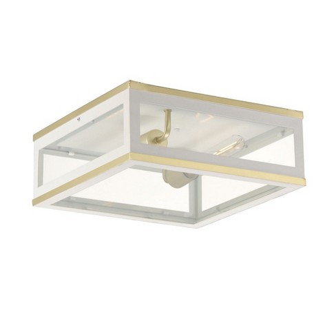 Maxim Lighting Neoclass 2 - Light Flush Mount in  White/Gold - image 1 of 4