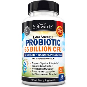 Probiotics 65 Billion CFU Capsules, Bioschwartz, 30ct - 1 of 4