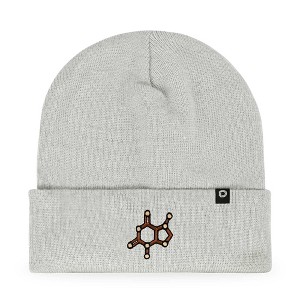 Dalix Molecule Embroidered Beanie Science Warm Winter Knit Hat for Men - 1 of 4