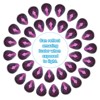 Unique Bargains Glass Horse Eye DIY Jewelry Craft Teardrop Gems 100 Pcs - 2 of 4