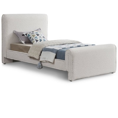Meridian Furniture,Stylus Boucle Fabric Bed