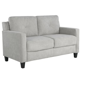 NicBex 58 Inch Modern Chenille Couch 2-Seater Sofa for Living Room,Bedroom,Apartment,Office - 1 of 4