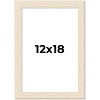 PosterPalooza | 12x18 Wide Barnwood Picture Frame, UV Acrylic, 6 Finishes - Grey, Brown, White, and Black - 2 of 4