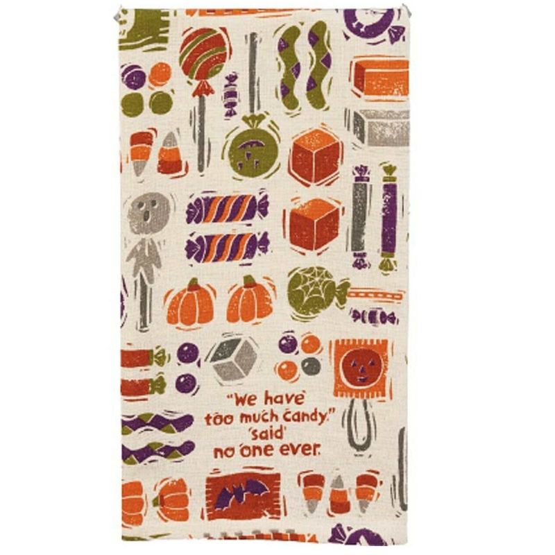 26.0 Inch Too Much Candy Brewing Up Fun Kitchen Halloween Kitchen Towel, 3 of 4