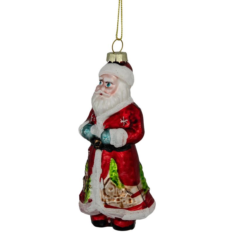 Northlight 5.5" Classic Saint Nicholas Hanging Glass Christmas Ornament, 3 of 6