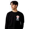 Spongebob Squarepants Fresh Off The Grill Men's Black Crew Neck Long Sleeve Pullover Sweatshirt - 2 of 4