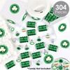 Big Dot of Happiness St. Patrick's Day - Mini Candy Bar, Round Candy, & Circle Stickers - Saint Paddy's Day Party Candy Favor Sticker Kit - 304 Pieces - 2 of 4