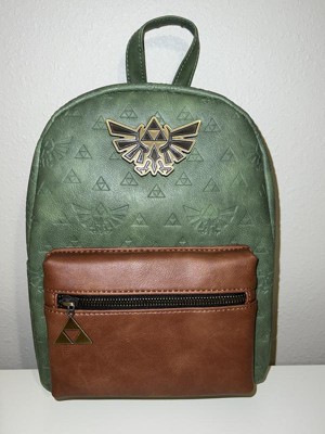 Nintendo The Legend Of Zelda Leather 11 Mini Backpack - Green/brown :  Target
