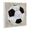 Stupell Industries 12"x12" Kids' Rustic Sports Soccer Ball Wall Art Unframed - 3 of 4