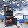 Lirago 5 Drawer Large Capacity Rolling Tool Chest and Cabinet Black Detachable Tool Storage with Wheels and Lock for Workshop Garage - 2 of 4