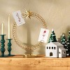 Metal Wreath Christmas Card Holder - Threshold™ - 2 of 3