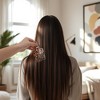 Unique Bargains Round Handle Marble Hair Insert Comb 1 Pc - 4 of 4