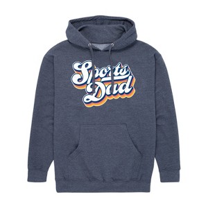 Men's - Instant Message - Retro Sports Dad Graphic Fleece Pullover Hoodie - 1 of 4