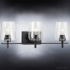 Urban Ambiance Luxury New Traditional Bath Light 8.5''H x 24.25''W,  Midnight Black Finish,  Swan-Hill Collection, UHP4210 - 4 of 4