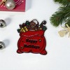 Unique Bargains Christmas Brooches Series Alloy Dripping Wax Red 1.02"x1.14" 1 Pc - 2 of 4