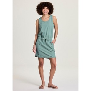 RBX Active Women's Adjustable Cinched Waist Sleeveless Quick Drying Woven Sun Dress for Beach, Hiking, Workouts - 1 of 4
