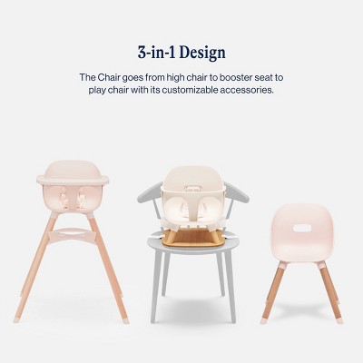 Lalo High Chair - Grapefruit