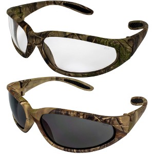 2 Pairs of Global Vision Eyewear Forest 1 Safety Motorcycle Glasses - 1 of 4