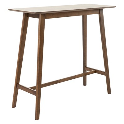 Moria 42 Bar Table Natural Walnut Brown Christopher Knight Home