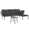 vidaXL Garden Lounge Set Anthracite - 4 of 4
