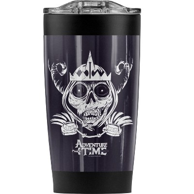Adventure Time Skull Face Steel Tumbler 20oz Coffee Travel Mug