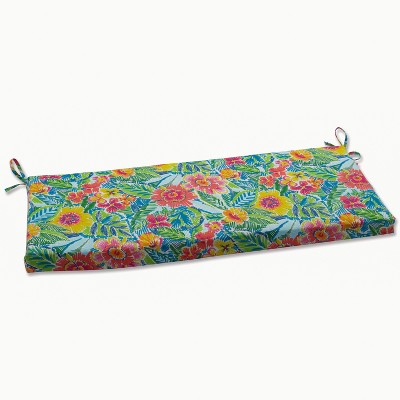 Outdoor/Indoor Bench Cushion Pensacola - Pillow Perfect: Reversible, Weather & Fade-Resistant, Zippered
