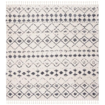 Berber Fringe Shag BFG516 Power Loomed Rug - Safavieh