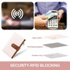 Generic Wallets RFID Blocking Leather Trifold Clutch Wallet Credit Card Holder Ladies Travel Wallet - 3 of 4