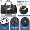 Women's gym sports luggage with wet pockets and shoe cabinet, suitable for carrying luggage for exercise - 4 of 4