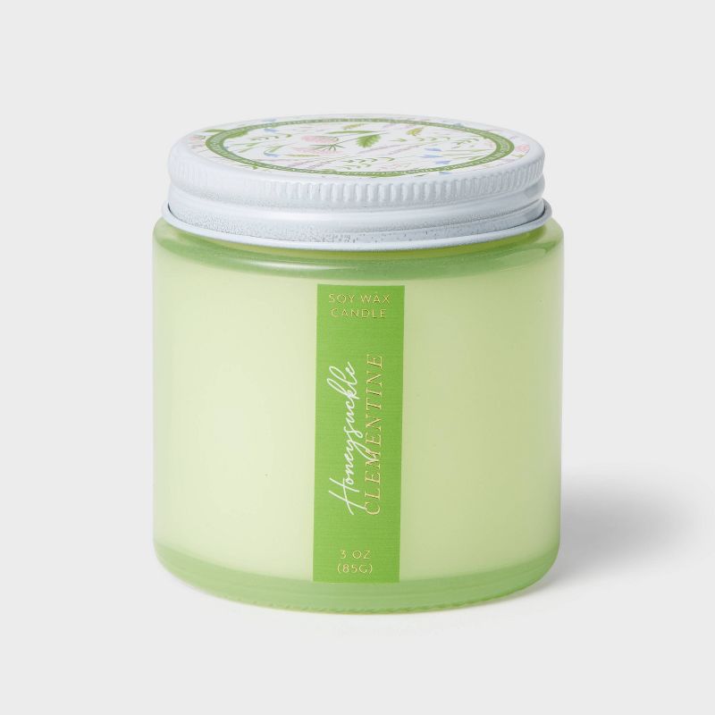 Glass Honeysuckle Clementine Mother&#39;s Day Candle 4oz - Threshold&#8482;, 1 of 5
