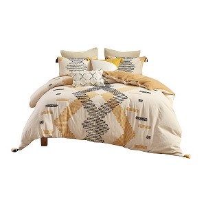 Gracie Mills Alyssa All-Season Serenity: 3-Piece Reversible Cotton Coverlet Set - 1 of 4