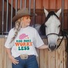 Simply Sage Market Women's Ride More Worry Less Short Sleeve Garment Dyed Tee - 2 of 2