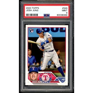 Josh Jung Rookie Card 2023 Topps #529 PSA 9 - 1 of 2