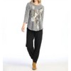 Women's Mariposa Mineral Wash Curved Hem Top - Jess & Jane - 2 of 2