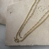 Adornia 14k Gold Plated Toggle and Paperclip Set of 2 Necklaces - 3 of 4